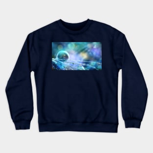 Waterdrops in margenta v2 Crewneck Sweatshirt